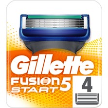 Gillette Fusion Start Yedek Tıraş Bıçağı 4 Adet