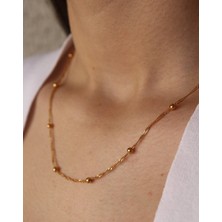 Owentis Gold Topçuk Libre Zincir 60 cm -Kararma Yapmaz-