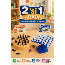 M&H 2'li Oyun Seti - Smart Chess - Astronot Denge - Eğitici ve Öğretici Oyun Seti