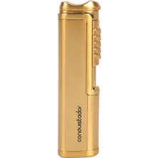 Conquistador Tek Torch Pürmüz Gold Metal Puro Çakmağı CNQ-030