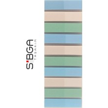 Sibga Tasarım Şeffaf Renkli Postit Post-It Post It. Kitap Ayracı Ayraç Postit Sticker Not Kağıdı 200 Yaprak