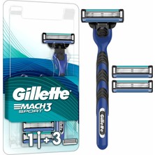 Gillette Mach 3 Start Erkek Tıraş Makinesi + 3 Yedek Bıçak ile Hassas Tıraş Deneyimi