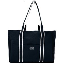 Differ Studio Su Geçirmez Siyah Plaj/kol/omuz/spor Çantası İç Çantası ile 45x33x14 Ebatlarında