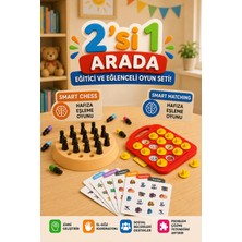 M&H 2'li Oyun Seti - Smart Chess - Smart Matching - Eğitici ve Öğretici Oyun Seti