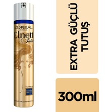 L'Oréal Paris Elnett Ekstra Güçlü Tutuş Saç Spreyi 300 ml Kalıntı Bırakmayan Formül