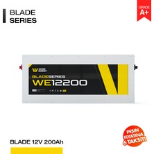 Werer Energy Werer Enregy 12V 200AH Lifepo4 Blade Series Bluetooth'lu Lityum Demir Fosfat Akü