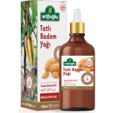 Arifoğlu Tatlı Badem Yağı 100 ml Soğuk Sıkım Doğal Cilt ve Saç Bakımı İçin Besleyici Yağ