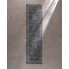 Madame Coco Eustache Halı - Mavi - 80X300 cm