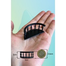 Aysluka Siyah Minyatür Oval Balkon 1/50 Ölçek Uyumlu