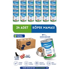 Friends Premium Kuzu Etli Yetişkin Köpek Konservesi 24X400 gr (Chunk Special)