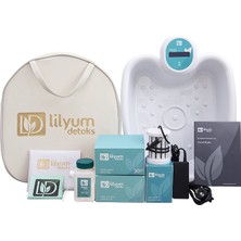 Lilyum Detoks Ayak Detoksu Cihazı Taşıma Çantası ile 1 Adet Özel Küvetli Set