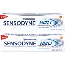 Sensodyne Diş Macunu Hızlı Rahatlama Beyazlatıcı Etki 75 ml Hassas Dişler İçin
