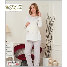 Gd Goldoremi 24-297 Kadın Lohusa Uzun Kollu Pijama Takım