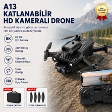Hızlı Store A13 Katlanabilir HD Kameralı Drone Yükseklik Korumalı 360° Dönüş Özellikli  Drone