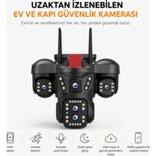 Ayers Akıllı Güvenlik Kamerası, Mobil Uygulama ile Uzaktan Kontrol Destekli Ev ve Kapı Önü Kamerası, Hareket Algılandığında Bildirim Gönderme, Karşılıklı Sesli Iletişim, Düşük Işıkta Görüş, Video Kaydı
