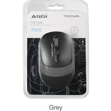 A4 Tech Fg10S Silent Gri Nano Kablosuz Optik 2000 Dpı Mouse (Sessiz)