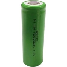 İyisi Var Sertec - 1.2V 2800 Mah - A Size - Ni-Mh Şarjlı Pil - (Başsız / Flat Head)