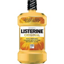 Listerine Original Ağız Bakım Gargarası 1.5 Lt Plak Çıkarma Etkisiyle Nane Aromalı