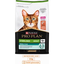 Proplan Sterilised ( Kısırlaştırılmış) 3 kg Somonlu Yetişkin Kedi Maması