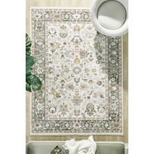 Venucci Home & Living Alorıa %100 Polyester Vintage Modern  Dokuma Salon Oturma Odası Halısı