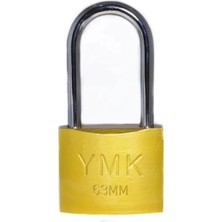 İyisi Var Outdoor Outlet Ymk Eko Sarı Boyalı Uzun Kancalı Asma Kilit 38MM