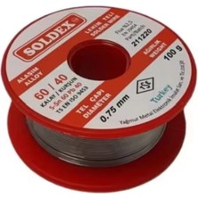 İyisi Var Soldex 60/40 Lehim Teli 100 gr 0,75 mm (Sn:60 / Pb:40)