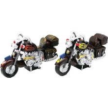 İyisi Var Kumbara Motorsiklet Vintage Dekoratif Biblo Kumbara Renkli 25CM Reçine