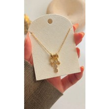 Nisma Accessories Arya Gold Charm Kolye