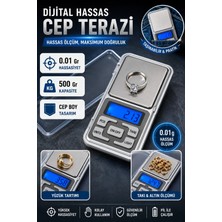 İyisi Var 500 gr 0.01 gr Hassas Dijital Cep Terazisi Takı Kuyumcu Tartım Ölçeği