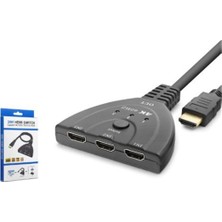 Nodar Hadron HDX7870 HDMI Switch 4K 60 Hz Hdr 3 In 1 Out - Siyah