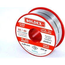 İyisi Var Soldex 60-40 Lehim Teli 200 gr 0,75 mm - Sn:60 / Pb:40