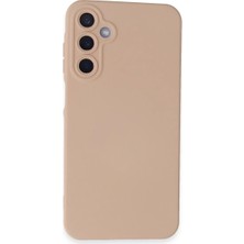 Renas Store Samsung Galaxy A25 5g Kılıf Nano Içi Kadife Silikon - Pudra