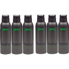 Slazenger Activesport Yeşil Deodorant 6 Adet Pudrasız Unisex Kullanım için Ferahlatıcı