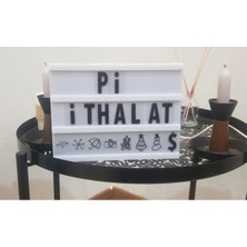 İyisi Var Cinematic Harflerle Işıklı Mesaj Veren Light Box LED Pano A4 ARLSTRTCH-CERC3256
