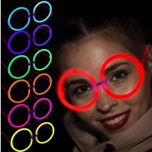 İyisi Var Glow Yuvarlak Gözlük - Glow Partisi Gözlükleri - Glow Gözlük 12 Adet