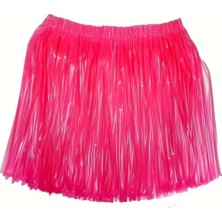 İyisi Var Neon Pembe Hawaii Parti Eteği 40 cm