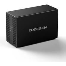 Codegen 2.5 / 3.5 Sata SSD 2X20TB Disk Yuvalı Dual Raid Özellikli Harddisk SSD Kutusu CDG-HDC-35DUO