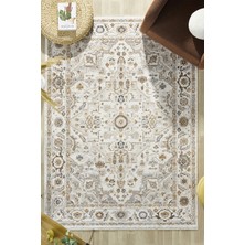 Venucci Home & Living Alorıa %100 Polyester Vintage Modern  Dokuma Salon Oturma Odası Halısı