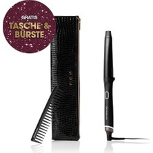 BYZ Store Ghd Chronos Curve Konik Saç Maşası Çantalı, Taraklı Hediye Seti Siyah