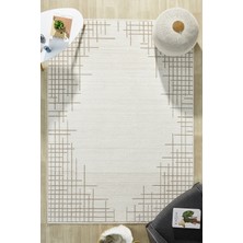 Venucci Home & Living Alorıa %100 Polyester Vintage Modern  Dokuma Salon Oturma Odası Halısı