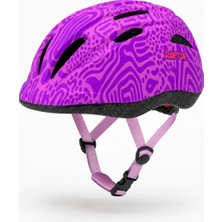Heugers Candy Mor Lila Raptor Çocuk Bisiklet ve Paten Kaskı - M Beden (44-54CM)