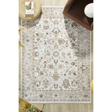 Venucci Home & Living Alorıa %100 Polyester Vintage Modern  Dokuma Salon Oturma Odası Halısı