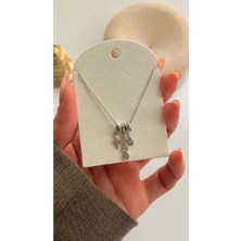Nisma Accessories Arya Gümüş Charm Kolye