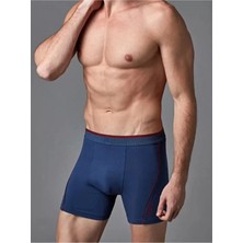 Eros Erkek Compact Renkli Pamuklu Boxer Lacivert