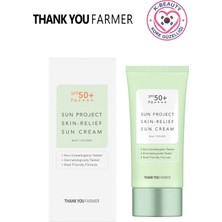 Thank You Farmer Sun Project Skin-Relief Sun Cream Hassas Ciltler Için Yatıştırıcı Güneş Kremi SPF50+ Pa++++ 50ML