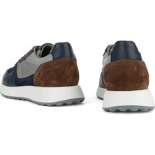 Ziya, Erkek Hakiki Deri Sneaker 1631026Z2022 Lacivert