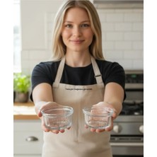 Paşabahçe 6 Adet Borcam Kek ,sufle Kase Isıya Dayanıklı Atom Tatlı Fırın Kasesi Bor Cam 285CC (10 cm x 6 cm )