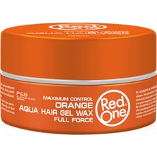 Redone Aqua Wax Turuncu Saç Şekillendirici Jel 150 ml – Su Bazlı, Günlük Kullanıma Uygun, Maksimum Kontrol ve Kalıcı Şekil