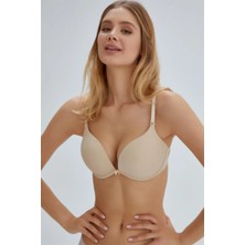 Eros Ten Rengi Lilyum Kulaklı Double Push-Up Tekli Sütyen