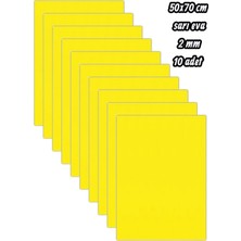 Seyfi Kırtasiye 50X70 cm Sarı Eva 2 mm 10 Adet
